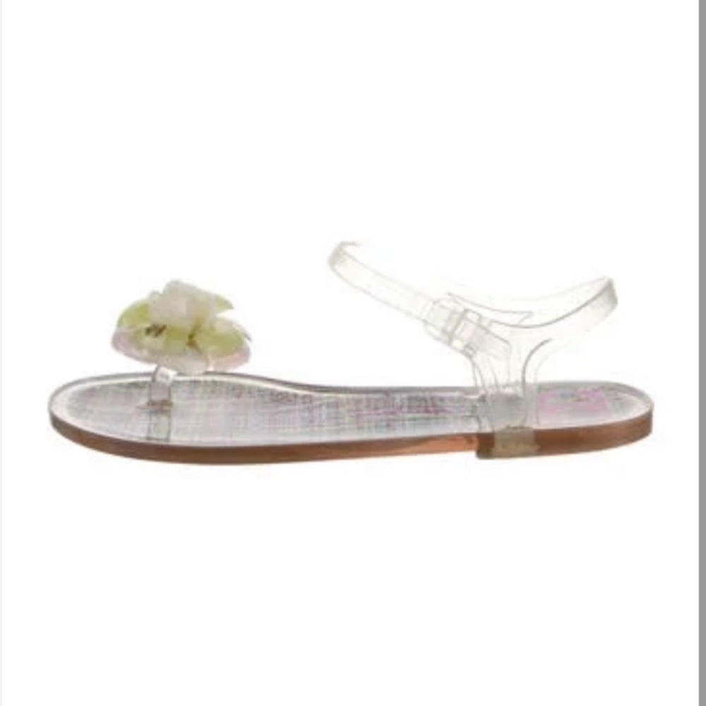 Chanel Interlocking CC Logo Rubber Flip Flops